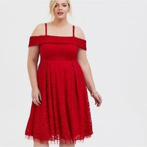 Red Lace Dress